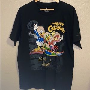 Disney authentic Adios Amigos Tee Black Size Large